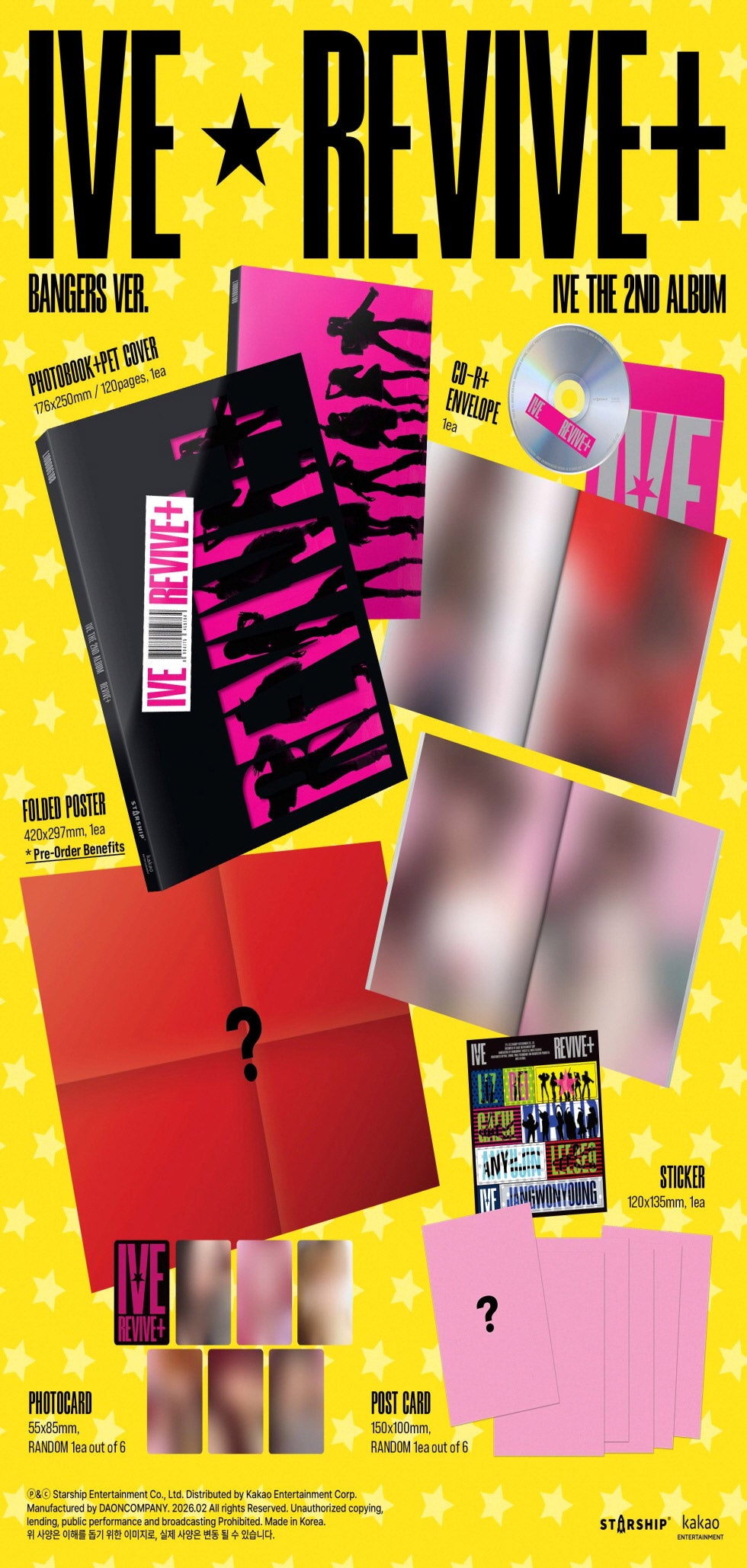 IVE 2nd Album - REVIVE+ (Random Ver.) CD