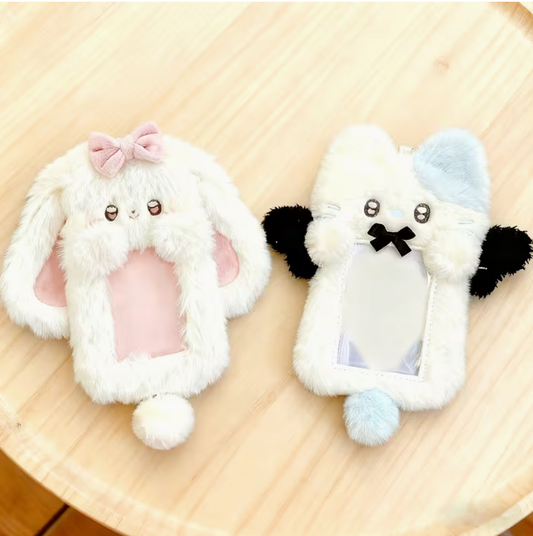 Angel Cat Card Holder + Black Cat Card Holder