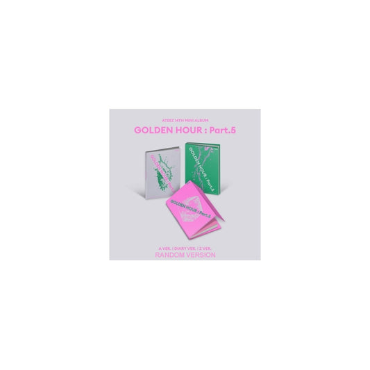 ATEEZ 14th Mini Album - GOLDEN HOUR : Part.5 (Random Ver.) CD
