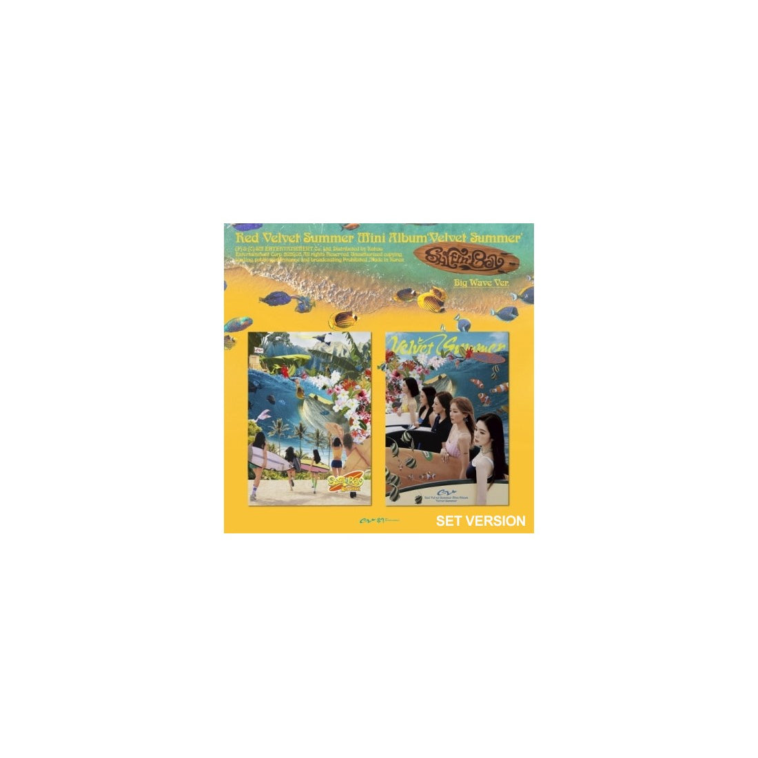 [Big Wave][SET] Red Velvet Summer Mini Album - Velvet Summer (SET Ver.) 2CD