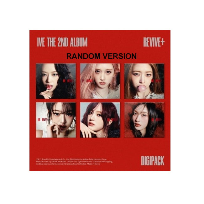 [Digipack] IVE 2nd Album - REVIVE+ (Random Ver.) CD