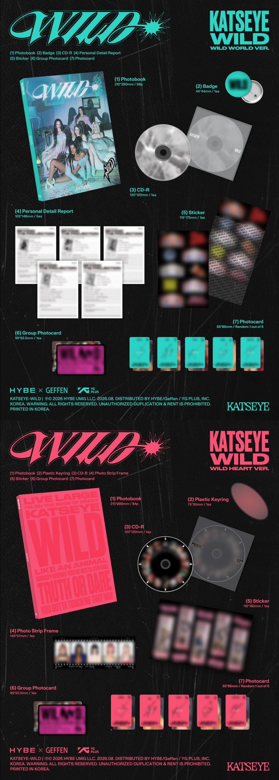 KATSEYE Album - WILD (Random Ver.)
