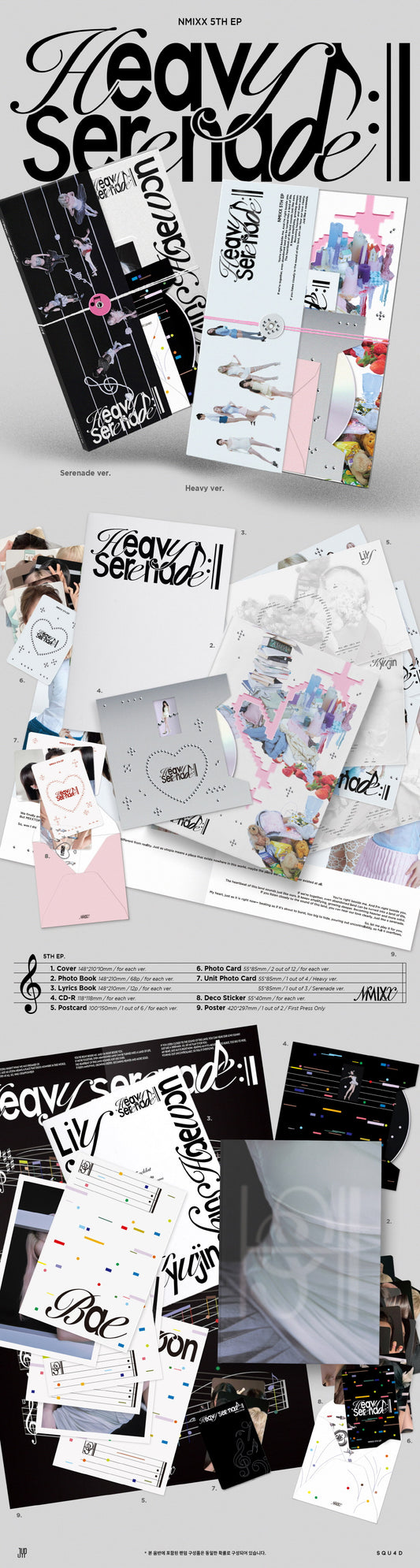 NMIXX 5th EP Album - Heavy Serenade (Random Ver.) CD