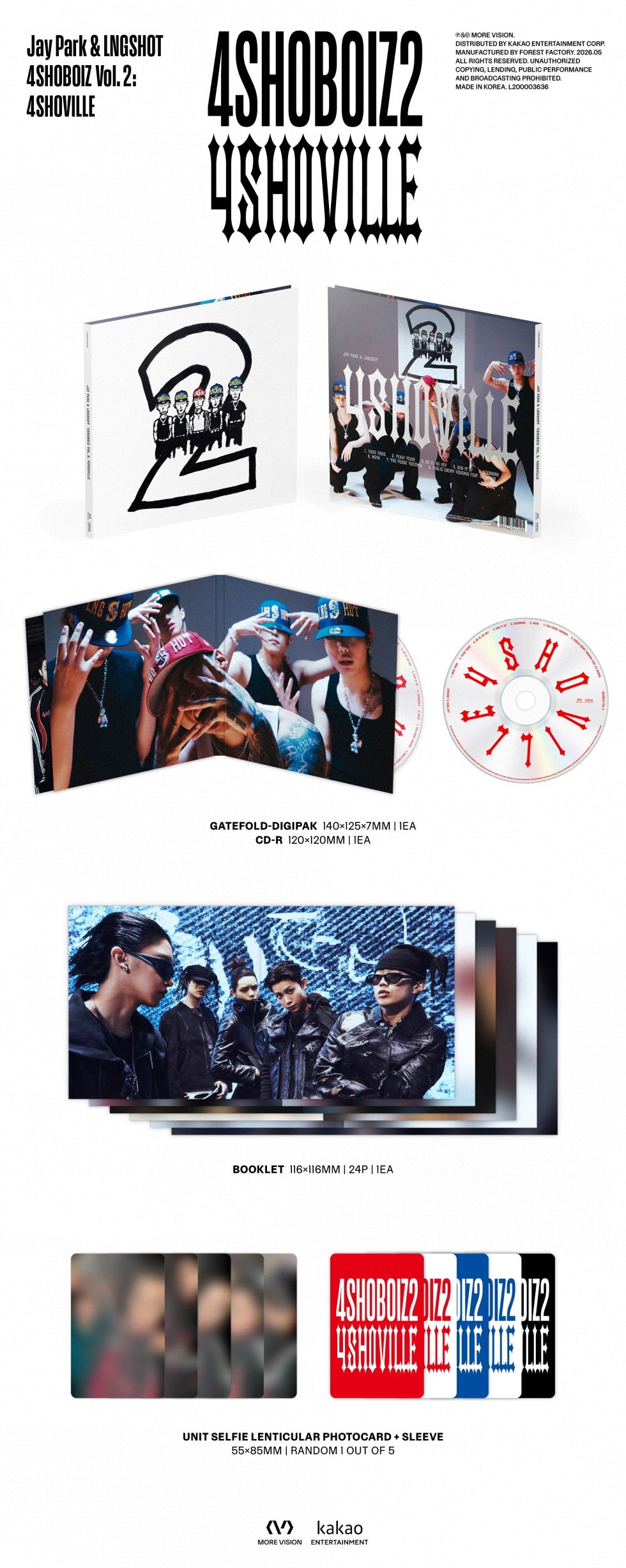 Jay Park & LNGSHOT Album - Mixtape [4SHOBOIZVol. 2: 4SHOVILLE]